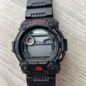 Casio G-Shock Black Watch with Red Accents